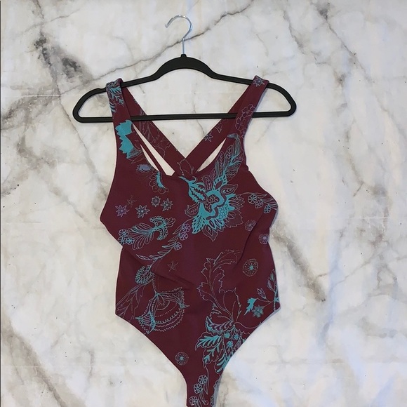 Free People Tops - ✨3 for $25✨Free People Printed Bodysuit